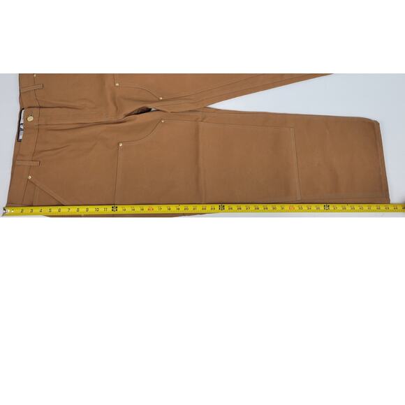 NWT Carhartt Mens 38 Brown Loose Duck Double Knee Utility Carpenter Pant B01-M‎ - Picture 5 of 12